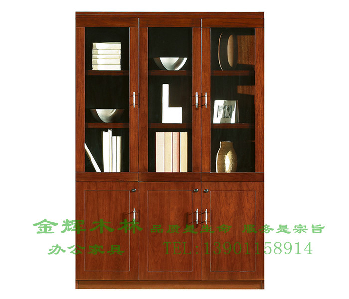 實木文件柜-10